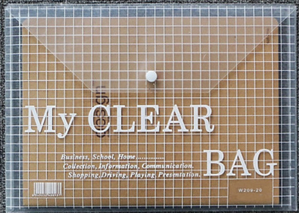 [HCM]Bìa nút F4 My Clear trắng (1 bìa)