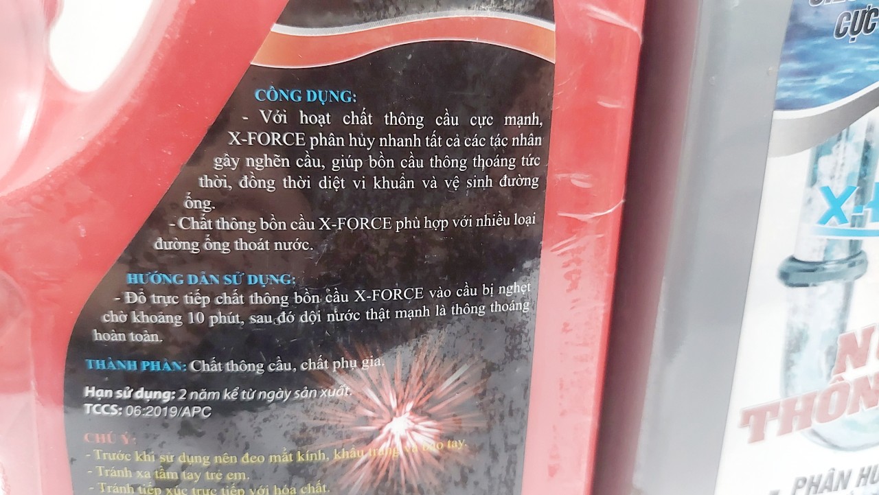 [Giá hủy diệt] [Ảnh thật] Nước thông bồn cầu X-FORCE