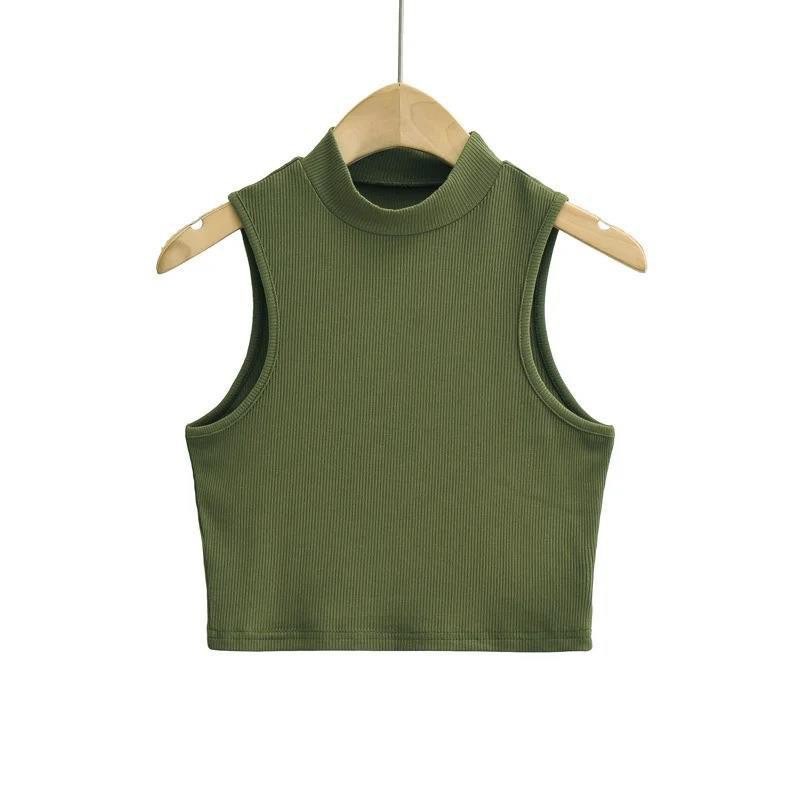 Áo 3 lỗ cotton cao cổ [ảnh thật]