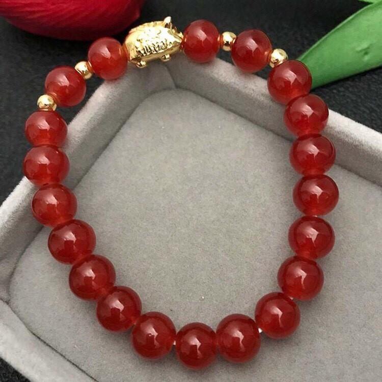 Vòng Tay Ngọc Heo Vàng SC464