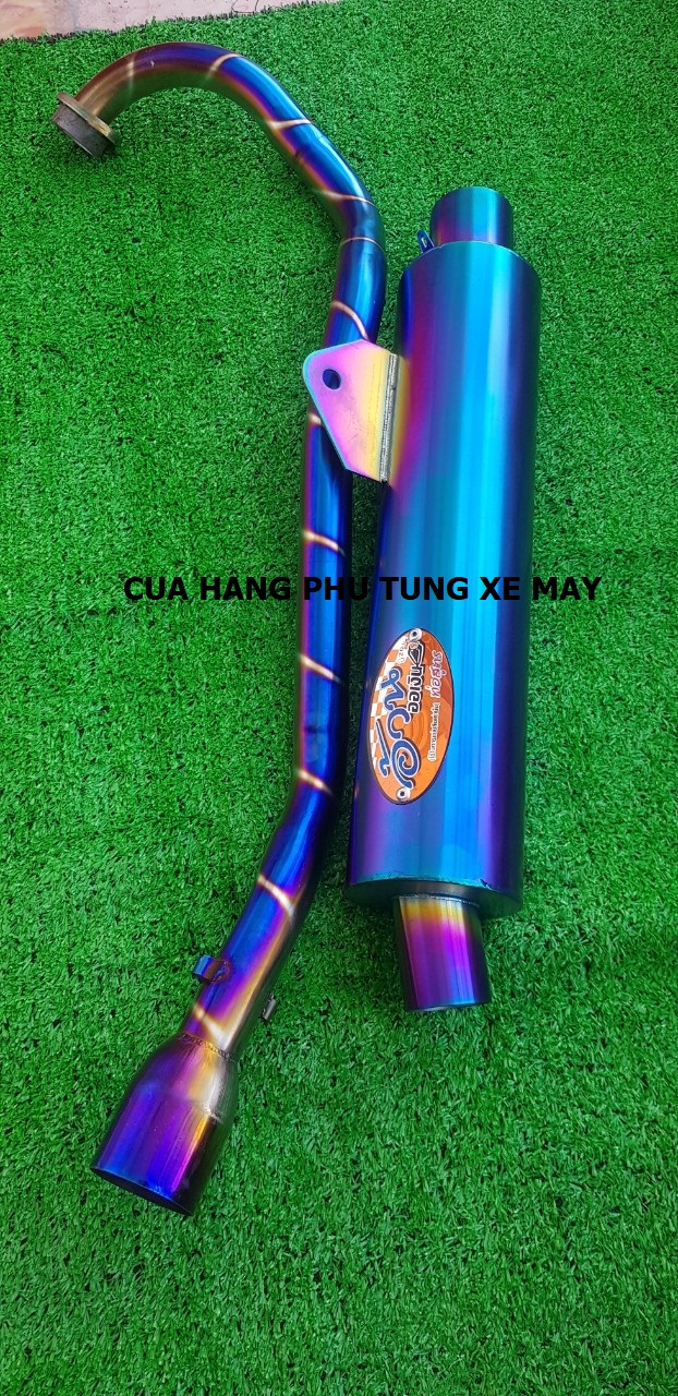 Pô titan thái - kèm cổ titan gắn xe ex135 - ex150 - winner 150 - winner x - raider fi - satria - sonic 150