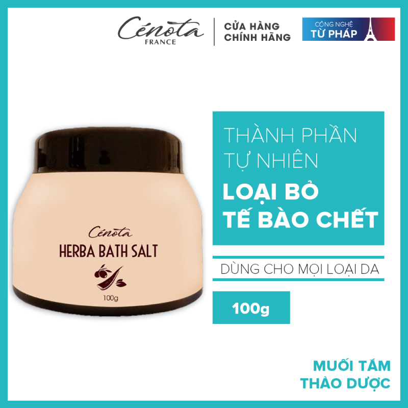Muối tắm thảo dược Cénota Herba Bath Salt 100g nhập khẩu