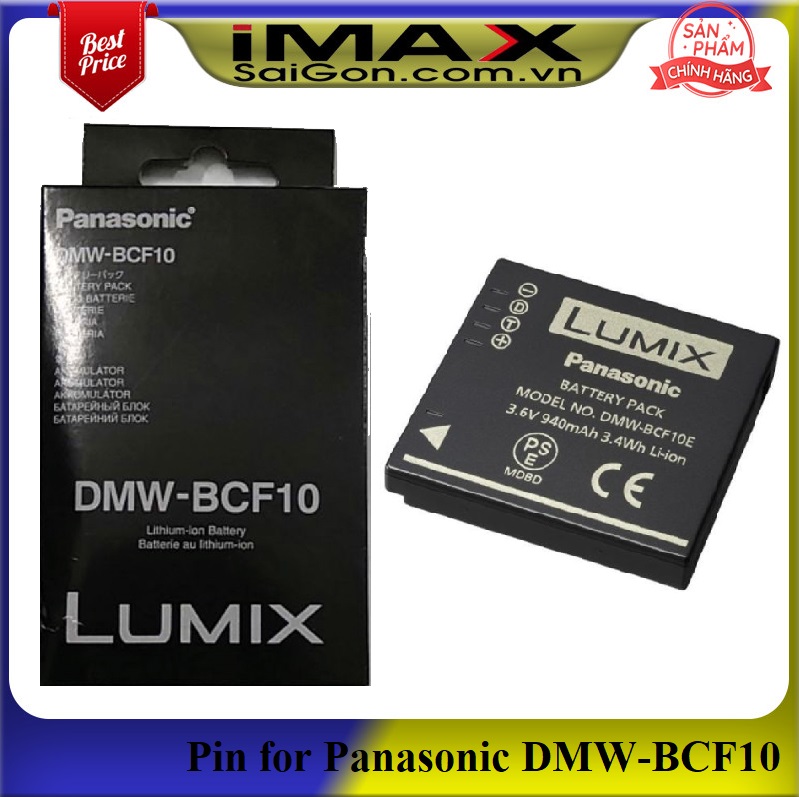 [HCM]Pin thay thế pin máy ảnh  DMW-BCF10