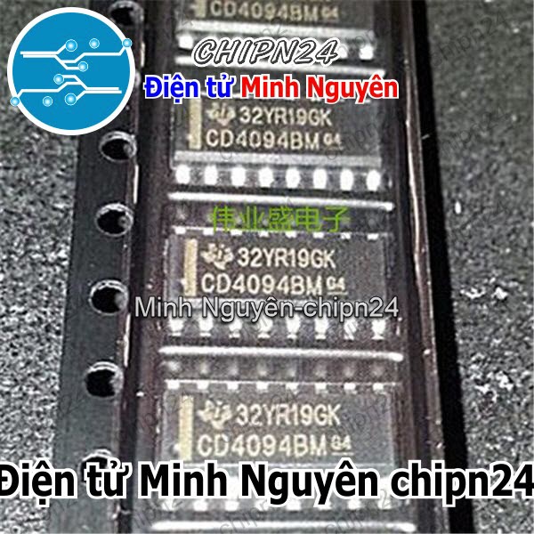 [3 con] (SOP) IC Dán CD4094 SOP-16 (SMD) (CD4094BM 4094) - HH003408