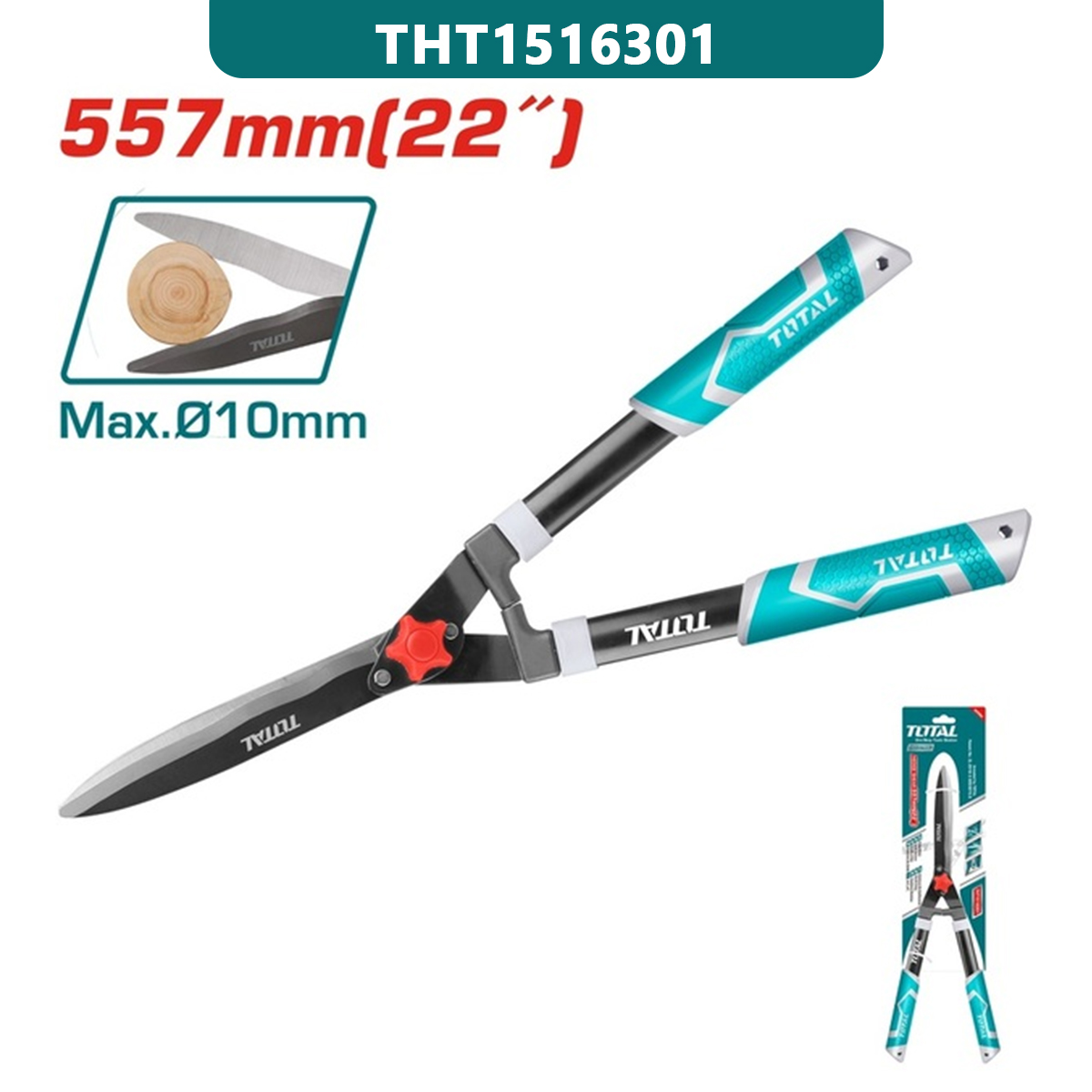Total high range branch shearing scissors bonsai branch scissors branch shear, fence shear, super hard carbon steel material, super smooth and durable, anti-rust, good support