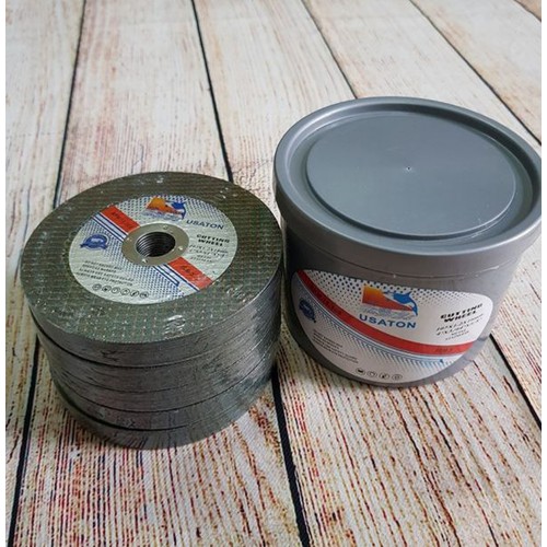Hộp 50 lưỡi đá cắt sắt inox USATON loại 1, đá cắt 1 tấc sử dụng cho máy cắt cầm tay cắt sắt sắc bén cắt nhôm dễ dàng - Cửa Hàng Nam