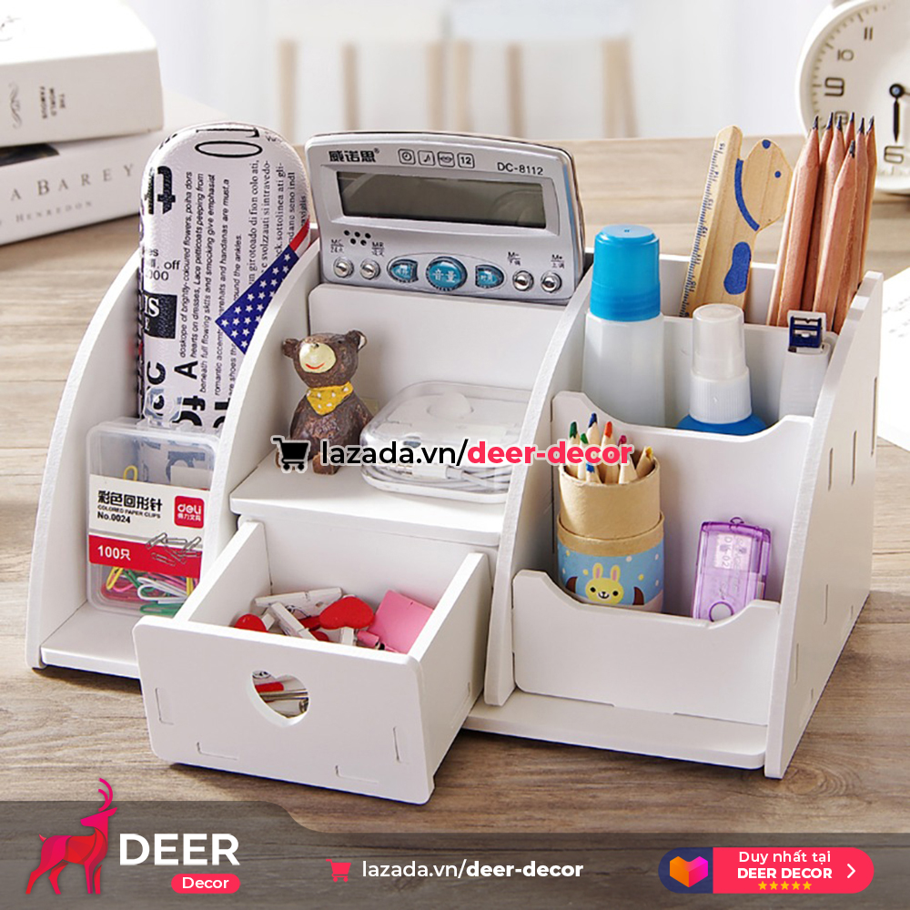 Khay Hộp Để Mỹ Phẩm - Để Vật Dụng Đa Năng - DEER DECOR