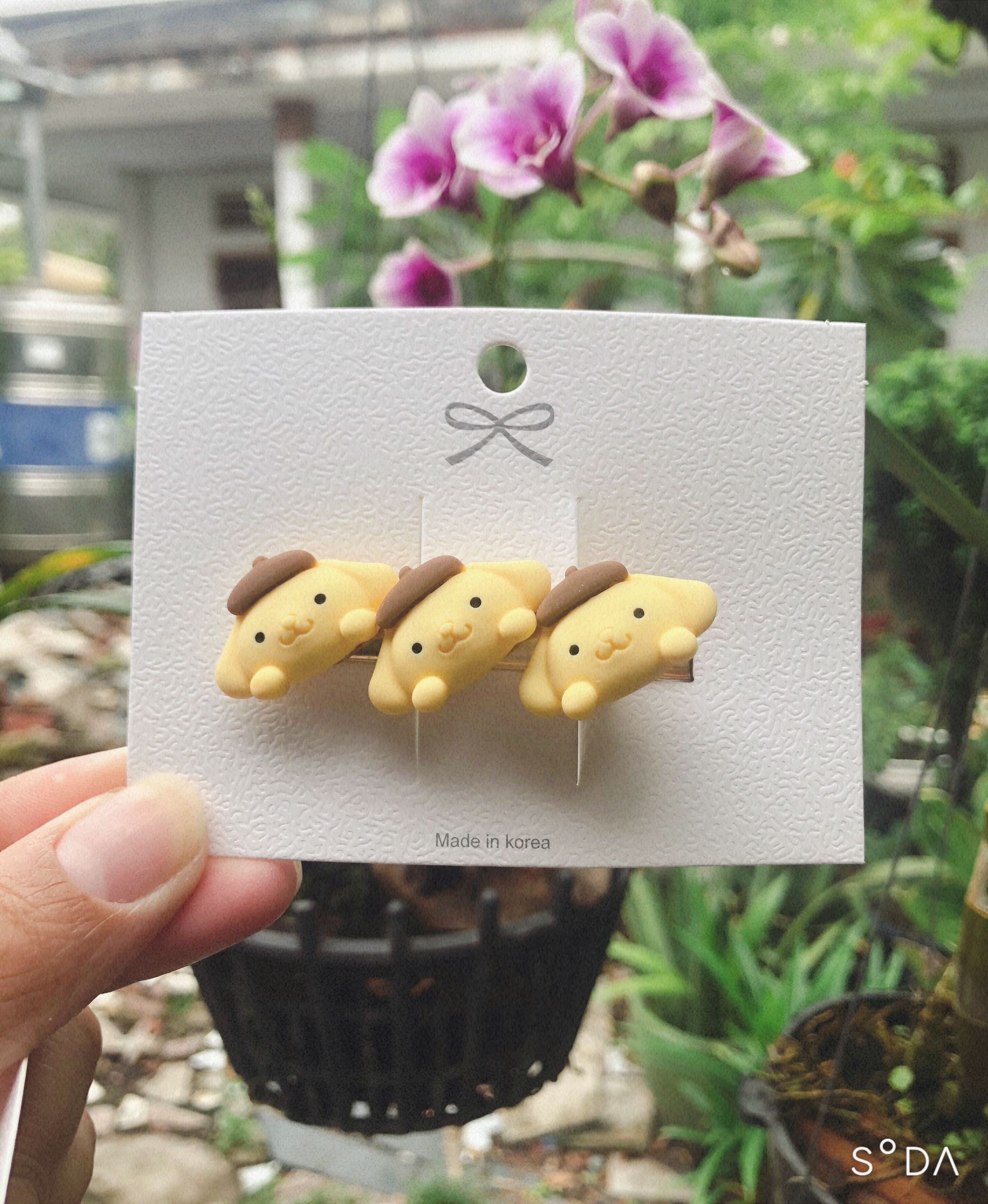 KẸP TÓC SANNRIIOOO MẠ VÀNG SIÊU XINH MIKA MIKA