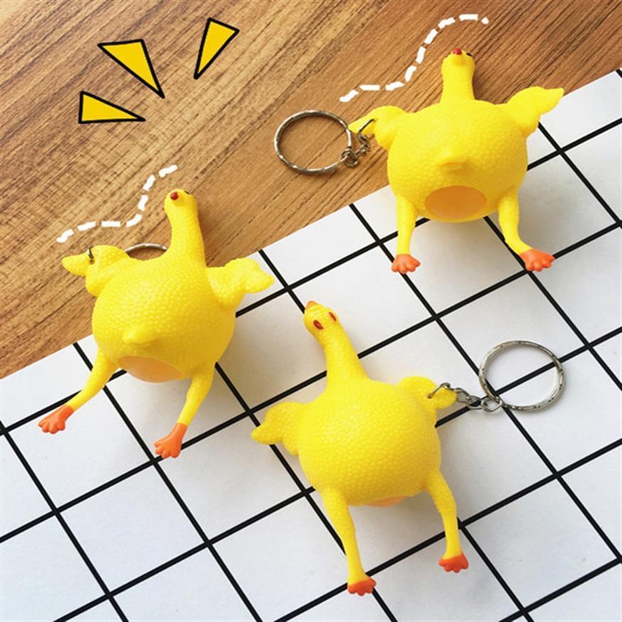 Combo 2 Móc khóa gà đẻ trứng dễ thương