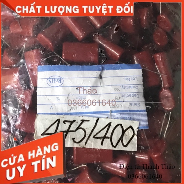 10 con tụ điện 475j 400v hoặc 475k 400v