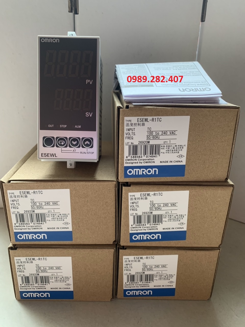 [HCM]Đồng hồ nhiệt độ E5EWL-R1TC