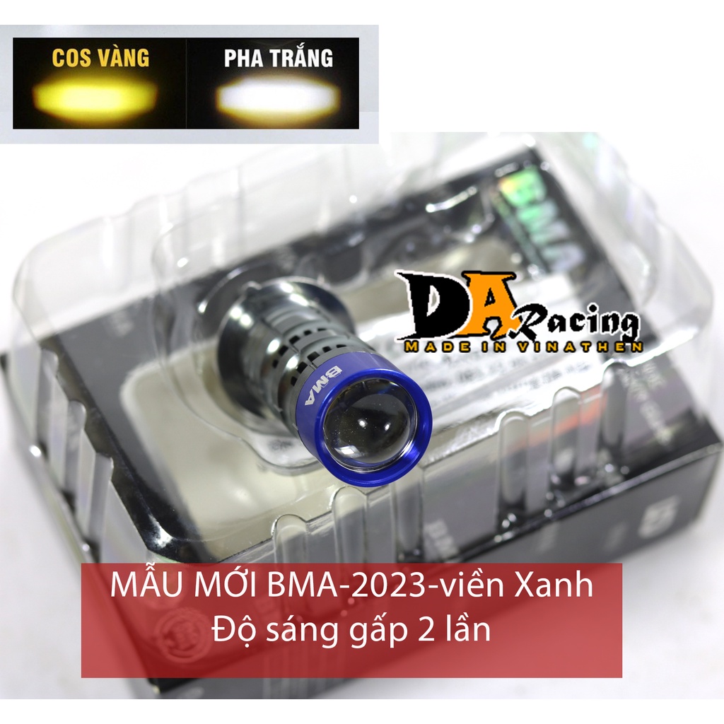 Đèn Pha Bi Cầu Chân M5 Hàng BMA Loại Tốt [ Cos Vàng - Pha Trắng ]