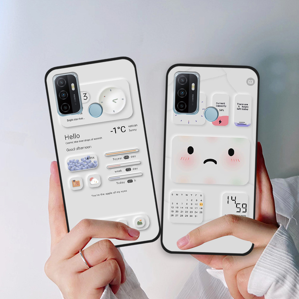 Ốp lưng Oppo A53 họa tiết đồng đồ dễ thương