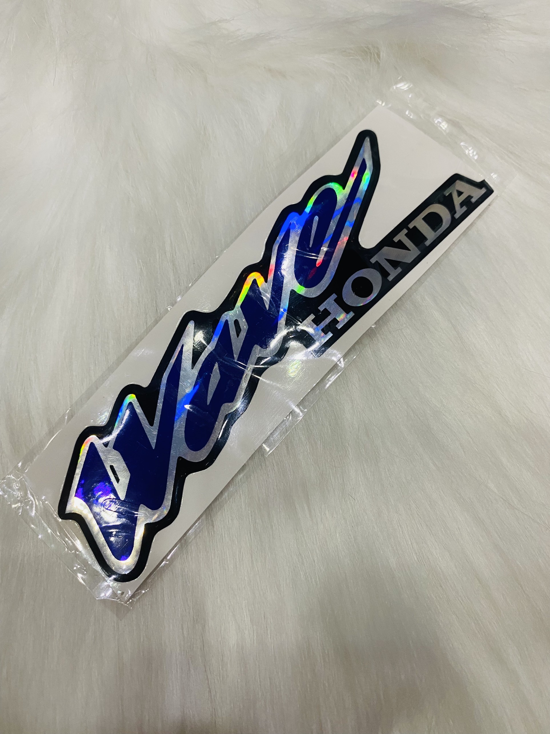 Tem logo nổi dán xe máy Honda Wave dán mặt nạ xe máy