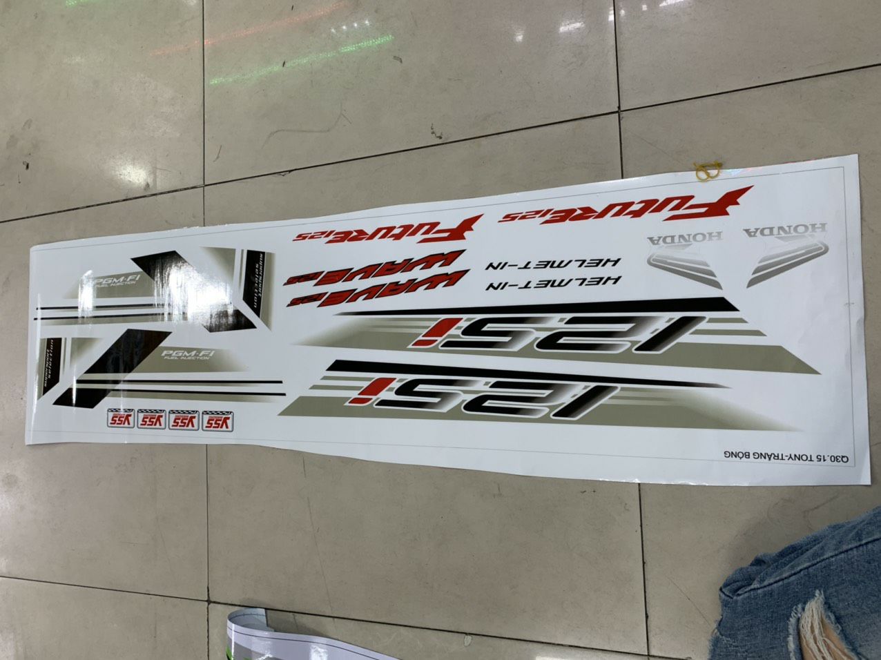 [HCM]Tem rời xe wave125i- future125i cao cấp