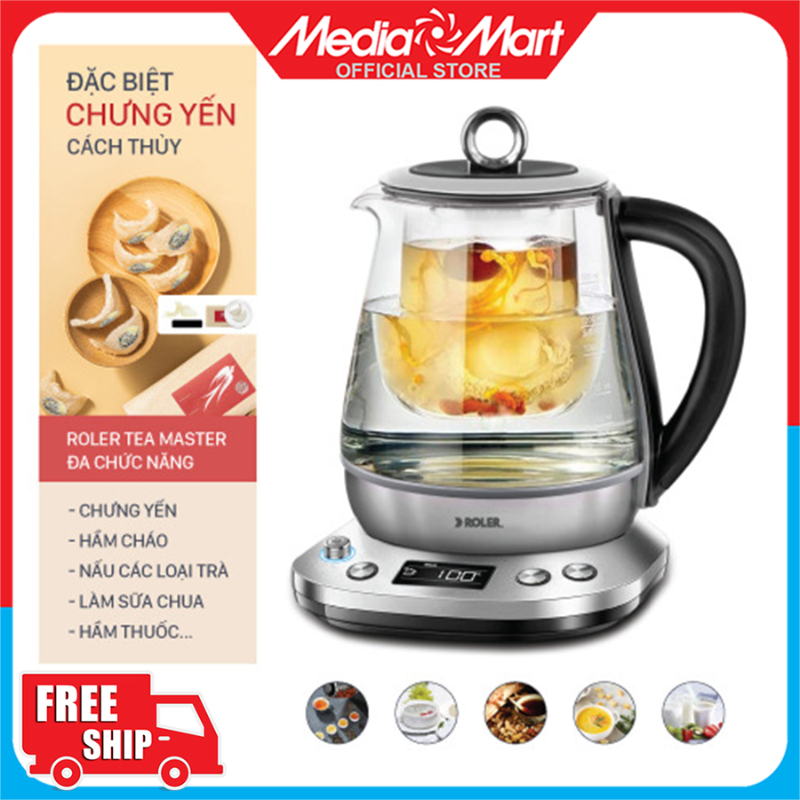 Ấm siêu tốc đa năng tea master roler rk-5135a