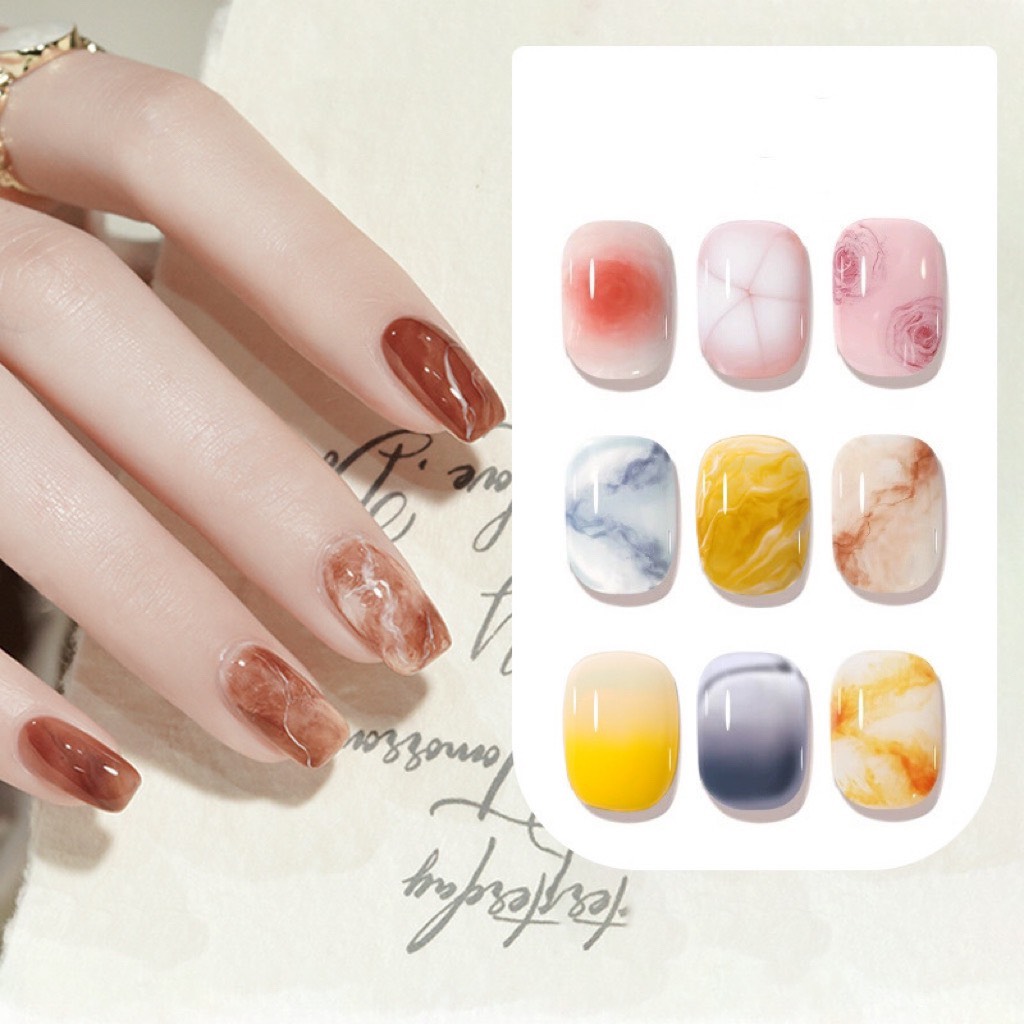 Top loang QNL vân đá, sơn gel top loang