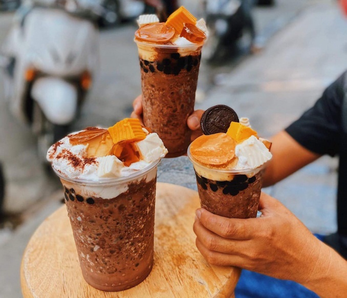 BAO NGON-  SET MILO DẦM TRÂN CHÂU PUDDING- DỄ LÀM TẠI NHÀ