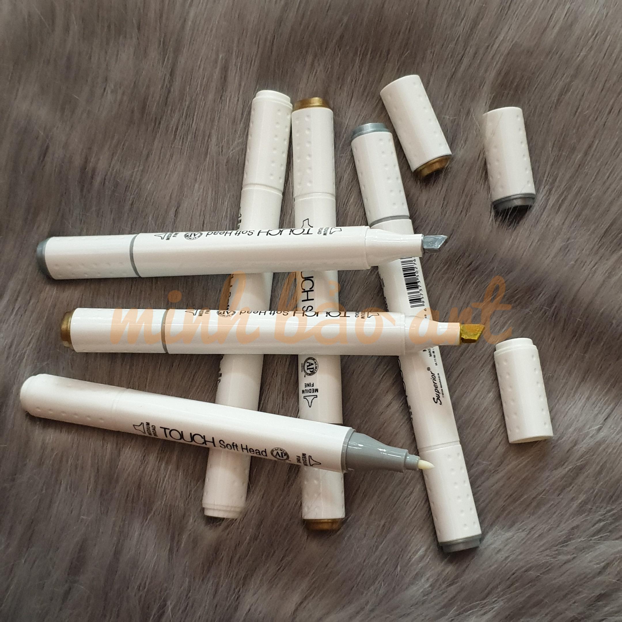 [HCM]BÁN LẺ - BÚT MARKER TOUCH SOFT HEAD BLENDER SỐ 0 / MARKER GOLD / MARKER SILVER