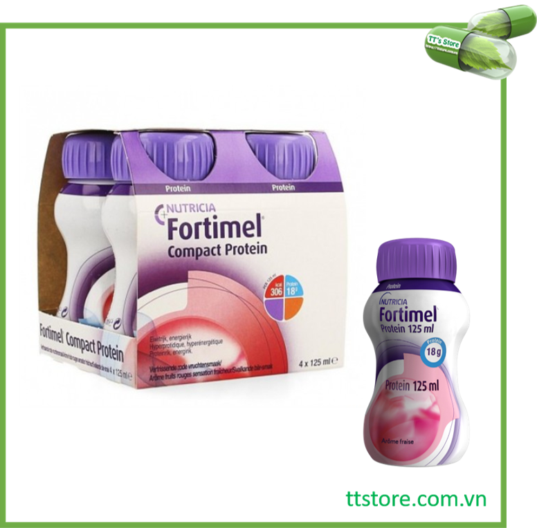 [HCM]Sữa dạng nước pha sẵn Fortimel (Lốc 4 chai 125ml) [Fotimel forticare]