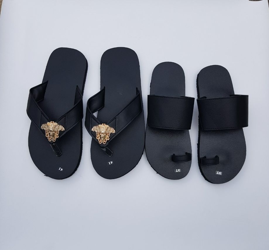 Dép nam nữ  ( đế đen quai đen ) size từ 35 nữ đến 43 nam