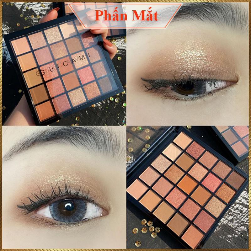 Bảng phấn mắt GUICAMI khay 25 ô màu GC25