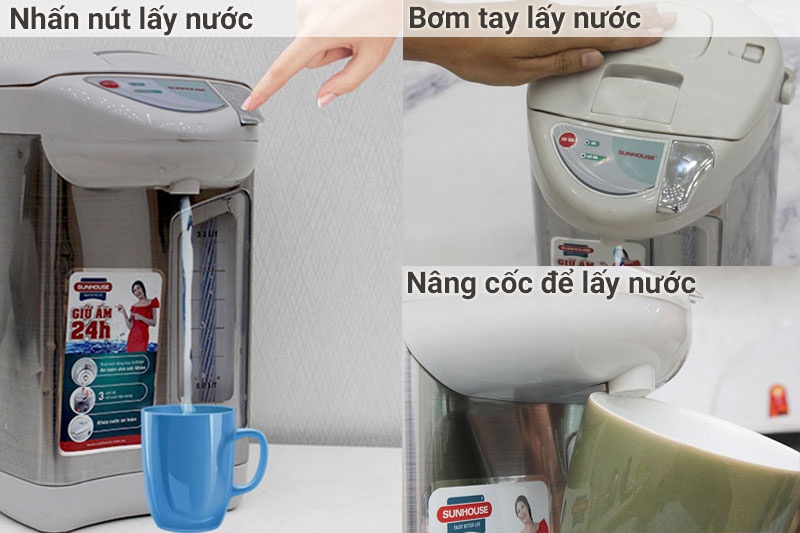 Bình Thủy Điện Sunhouse SHD1533 3.3 lít