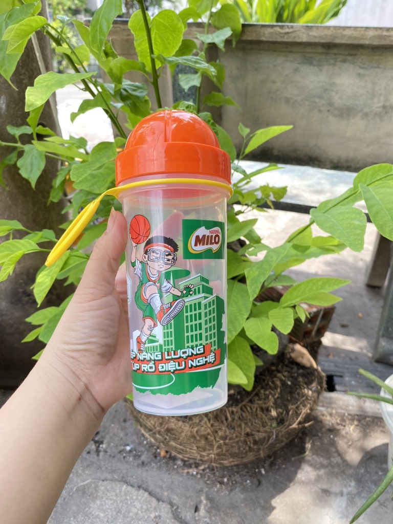 [HKMTH] 1 Bình nước Milo năng động cho bé 500ml