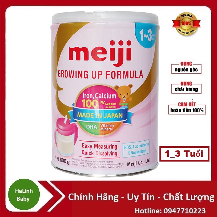 Sữa Meiji số 0, 9 Nhập khẩu 800g (Date 2026)