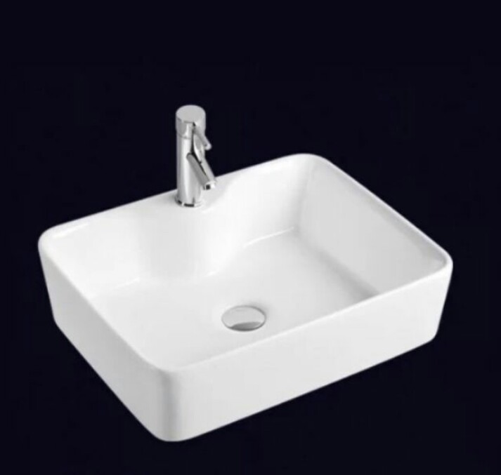 CHẬU LAVABO VUÔNG ĐỂ BÀN