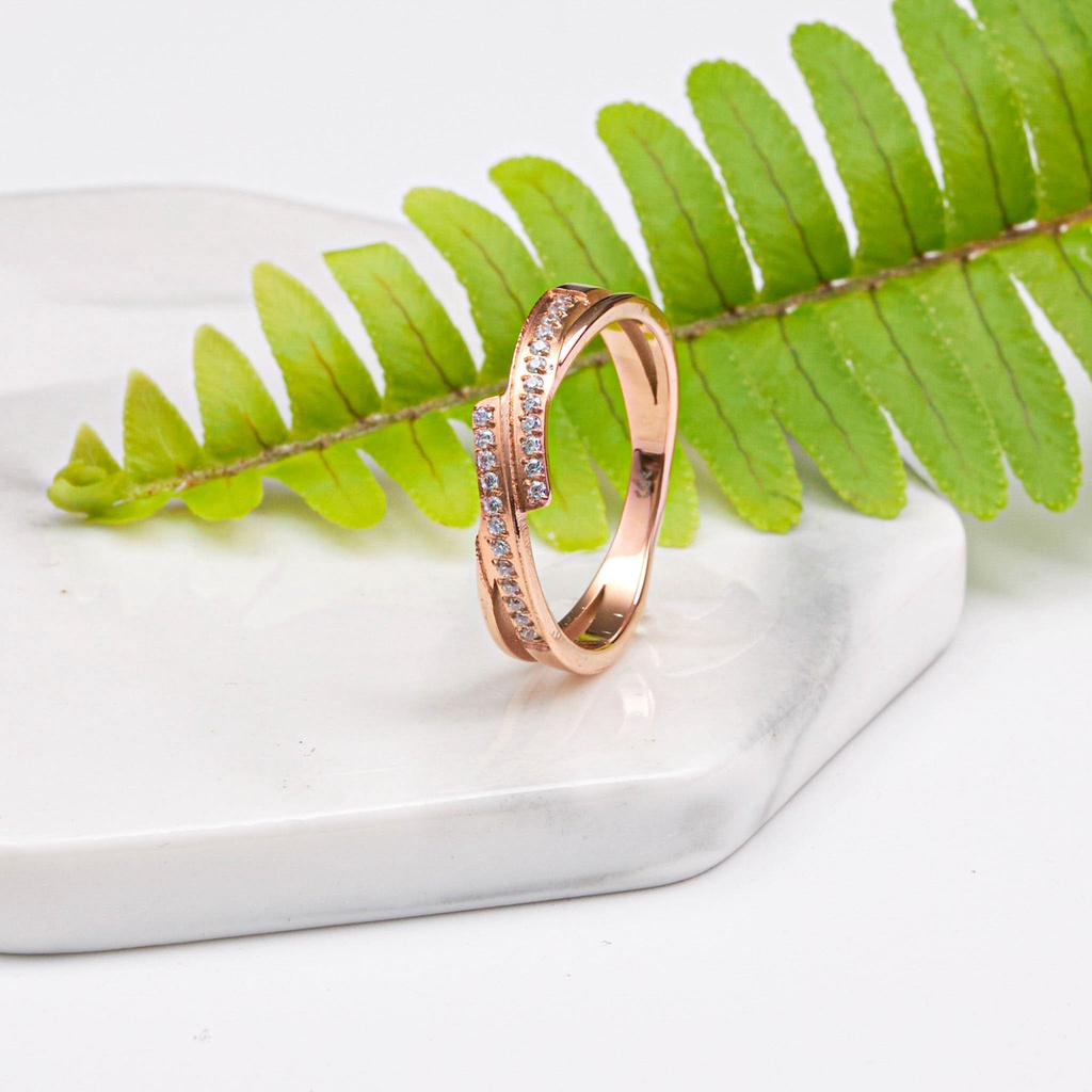 Nhẫn CDE Spiral Duo Ring Rose Gold CDE8015RG