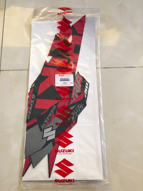 Bộ tem xe Satria 2020 màu đen bóng