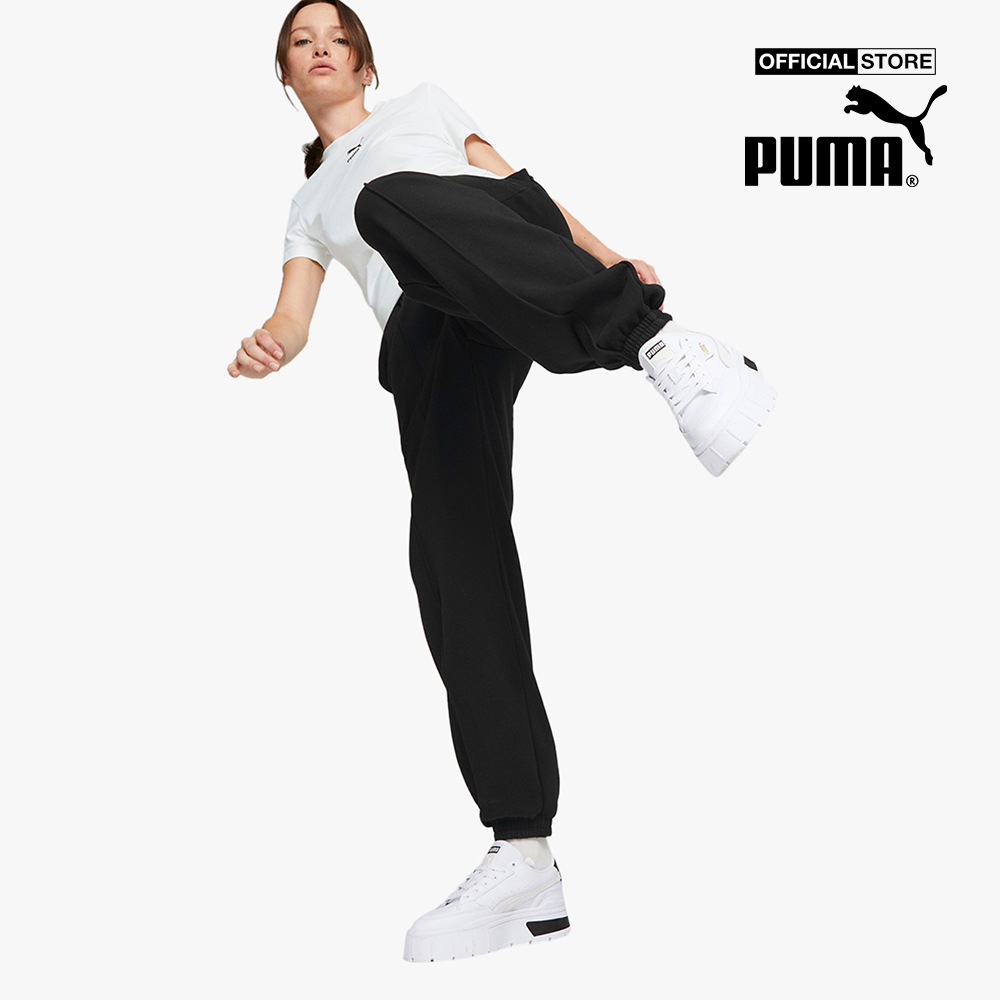 PUMA - Quần jogger nữ lưng thun Classics Sweatpants 535685-01