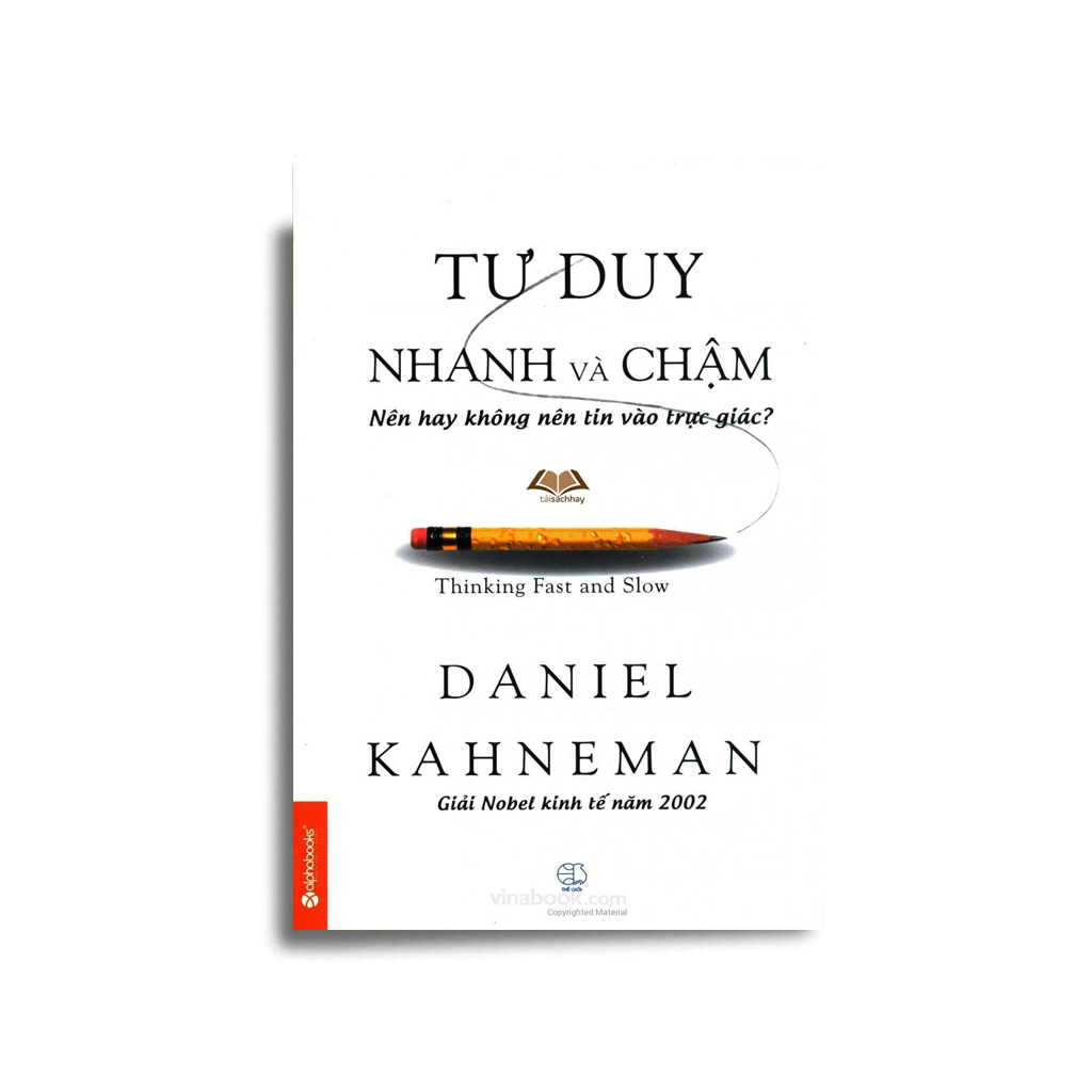 SÁCH - Tư duy nhanh chậm - tặng kèm bookmark