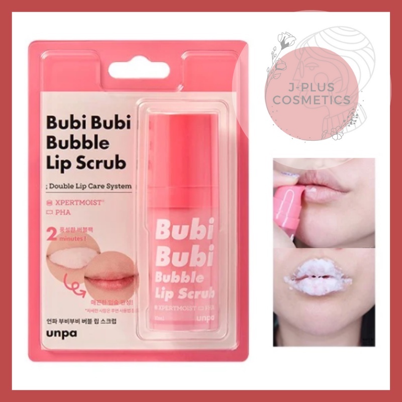 BubiBubi - Tẩ Bào Chết Sủi Bọt Cho Môi Unpa Bubi Bubi Bubble Lip Scrub 10ml [Mẫu 2021] giá rẻ