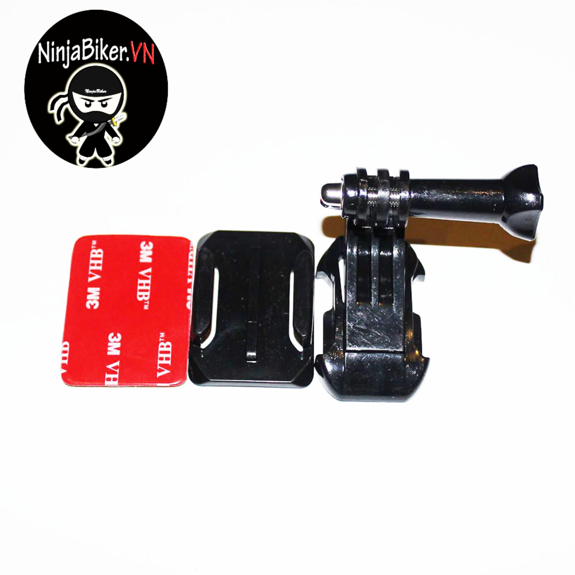 Bộ phụ kiện miếng dán 3M+ đế mount + mount cong+vít