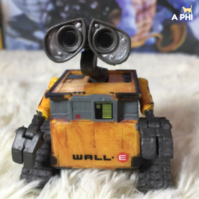 Mô hình nhân vật Wall-E, EVE phim Robot biết yêu cao 7cm