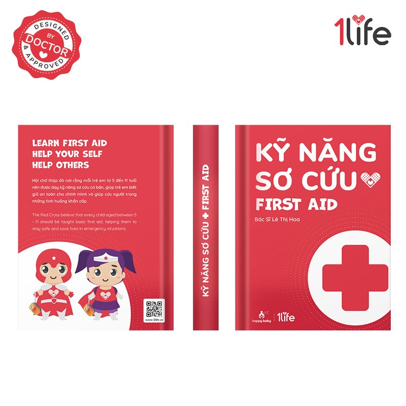 [FOLLOW1LIFE] TÚI SƠ CỨU HERO FRIST AID KID 1LIFE ( Đen Cam )