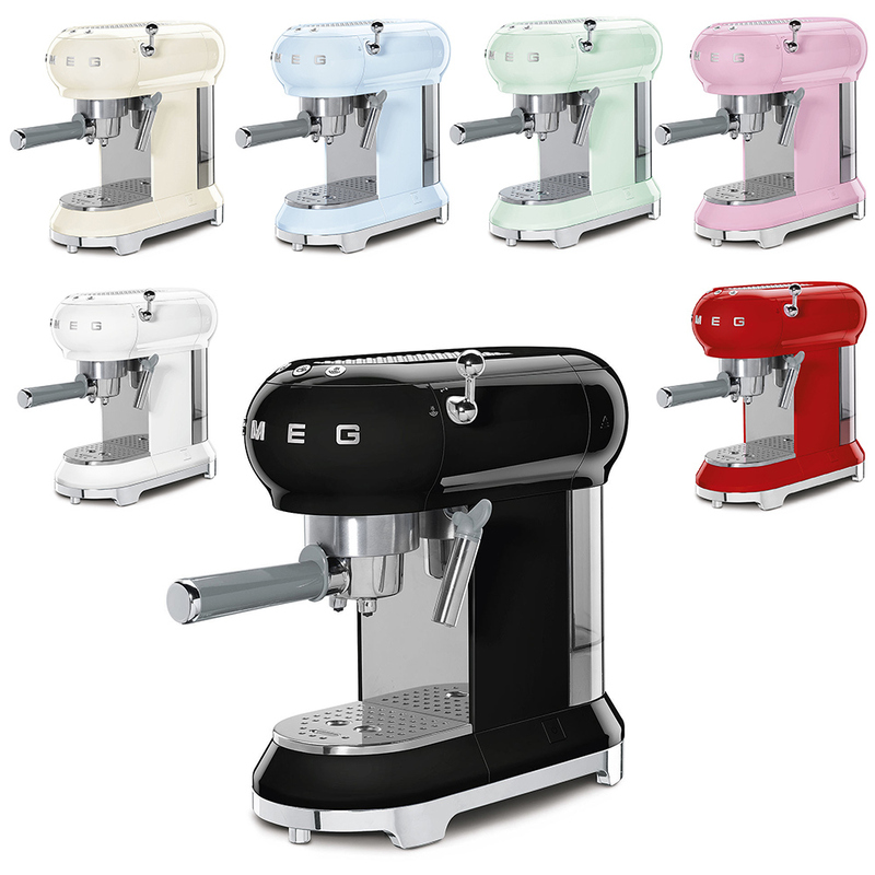 Smeg Automatic Coffee Maker, Smeg Coffee Machine, Coffee Maker, Espresso, Cappucino, Capacity 1350W, Capacity 1L, With Milk Faucet, Foam Maker, Imported From Germany, Many Colors, 12 Month Warranty