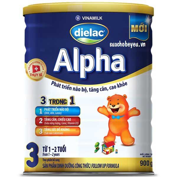 [Hoàn tiền 12%] Sữa Bột Dielac Alpha 3 1.5kg