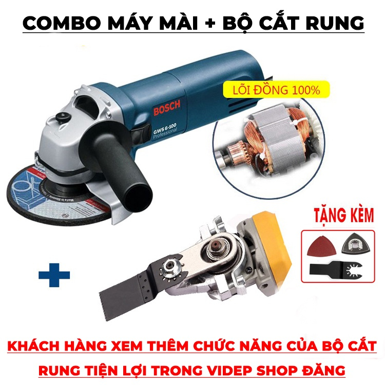 [Hot 2024] Máy mài cắt GWS 670W công nghệ đức-công tắc bên hông bền vình viễn - 100% dây đồng - Máy mài cầm tay - Máy cắt cầm tay.bảo hành 12 Tháng (Công Trình Store)