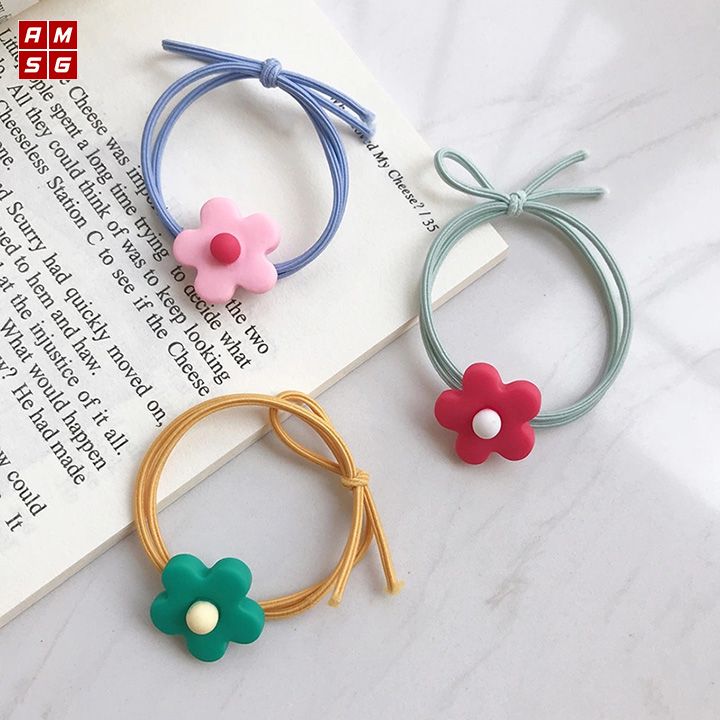 Thun cột tóc cực xinh nhiều màu sắc