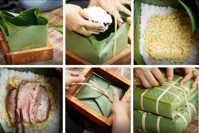 Bộ khuôn gói bánh chưng Lemon