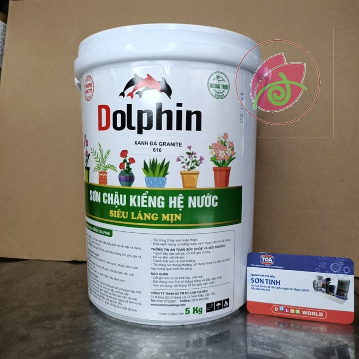 Sơn chậu Kiềng, cảnh DOLPHIN hệ nước LON 5kg