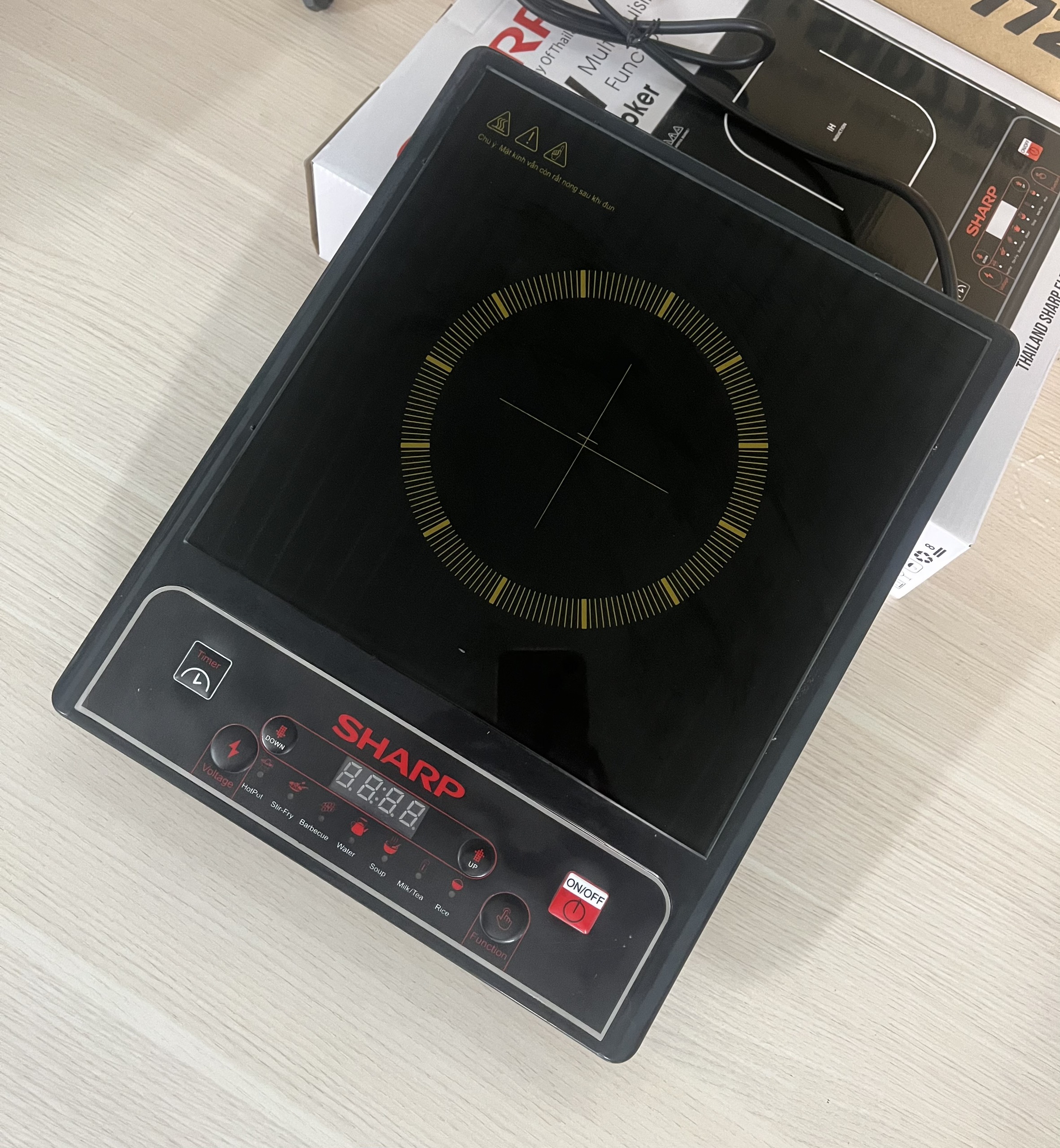 Bếp điện từ đơn sharp SH-2139-thái lan-mới 100%-công suất 2000W - mẫu mới