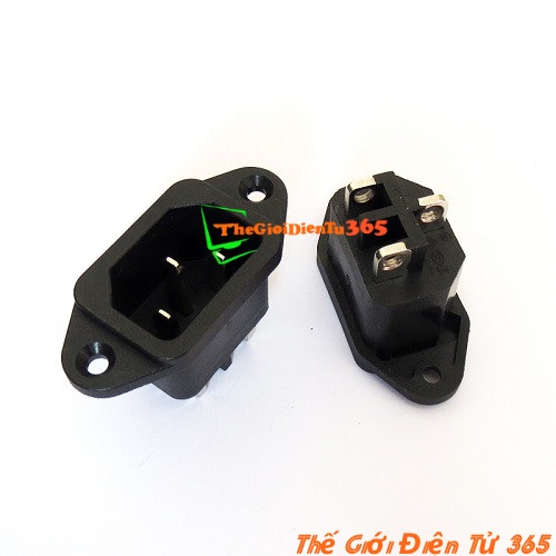 BỘ 10 JACK CẮM NGUỒN AC 3 CHÂN 10A - 250V