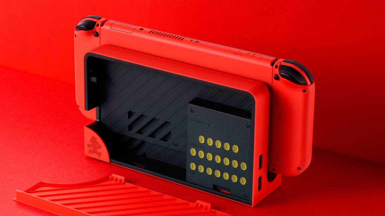 Máy chơi game Nintendo Switch OLED Mario Red Edition