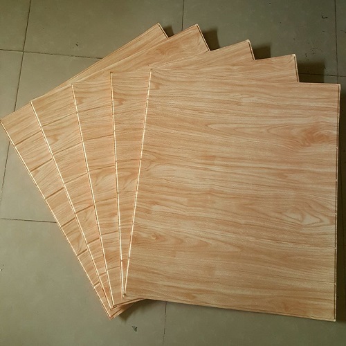 [HCM]xốp dán tường giả gỗ