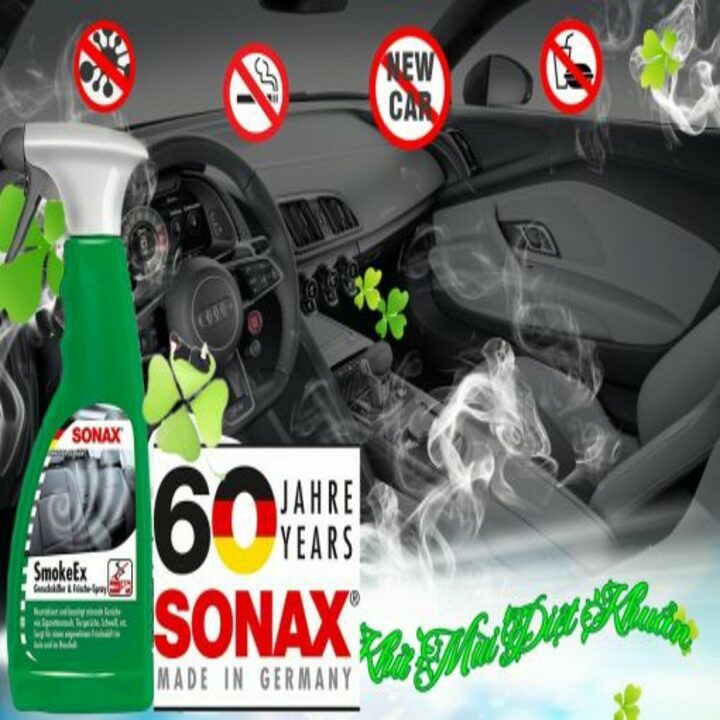 Chai Xịt Khử Mùi Nội Thất - SONAX SmokeEx