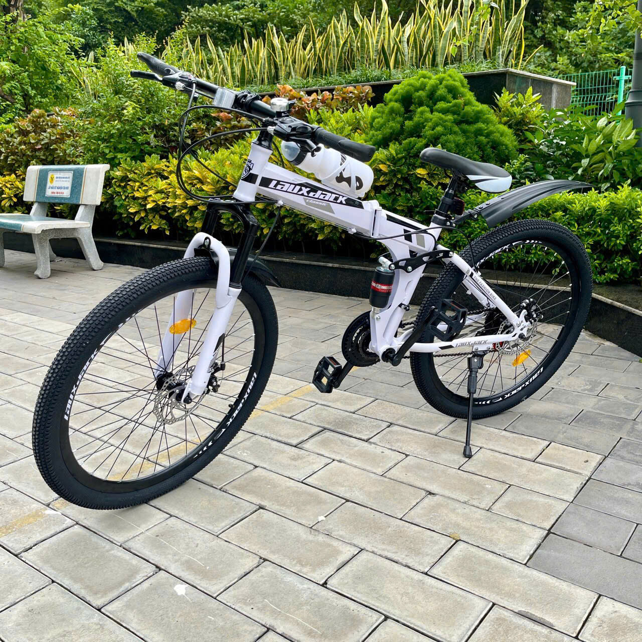Xe đạp thể thao  laux jack nan hoa gấp gon - 26 inch kèm ảnh thật